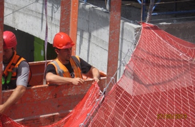 İşçi Emniyeti için inşaat Güvenlik Filesi